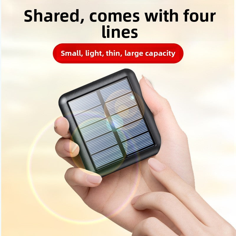 Solar Portable Power Bank with High Capacity 5000/10000/20000 mAh