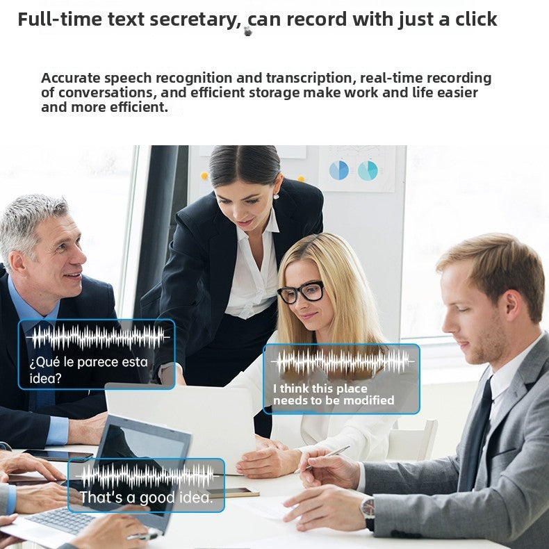 Smart Glasses with AI Assistant Bluetooth Camera Anti Blue Light