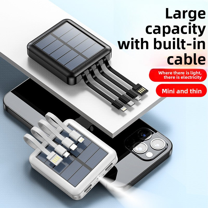 Solar Portable Power Bank with High Capacity 5000/10000/20000 mAh