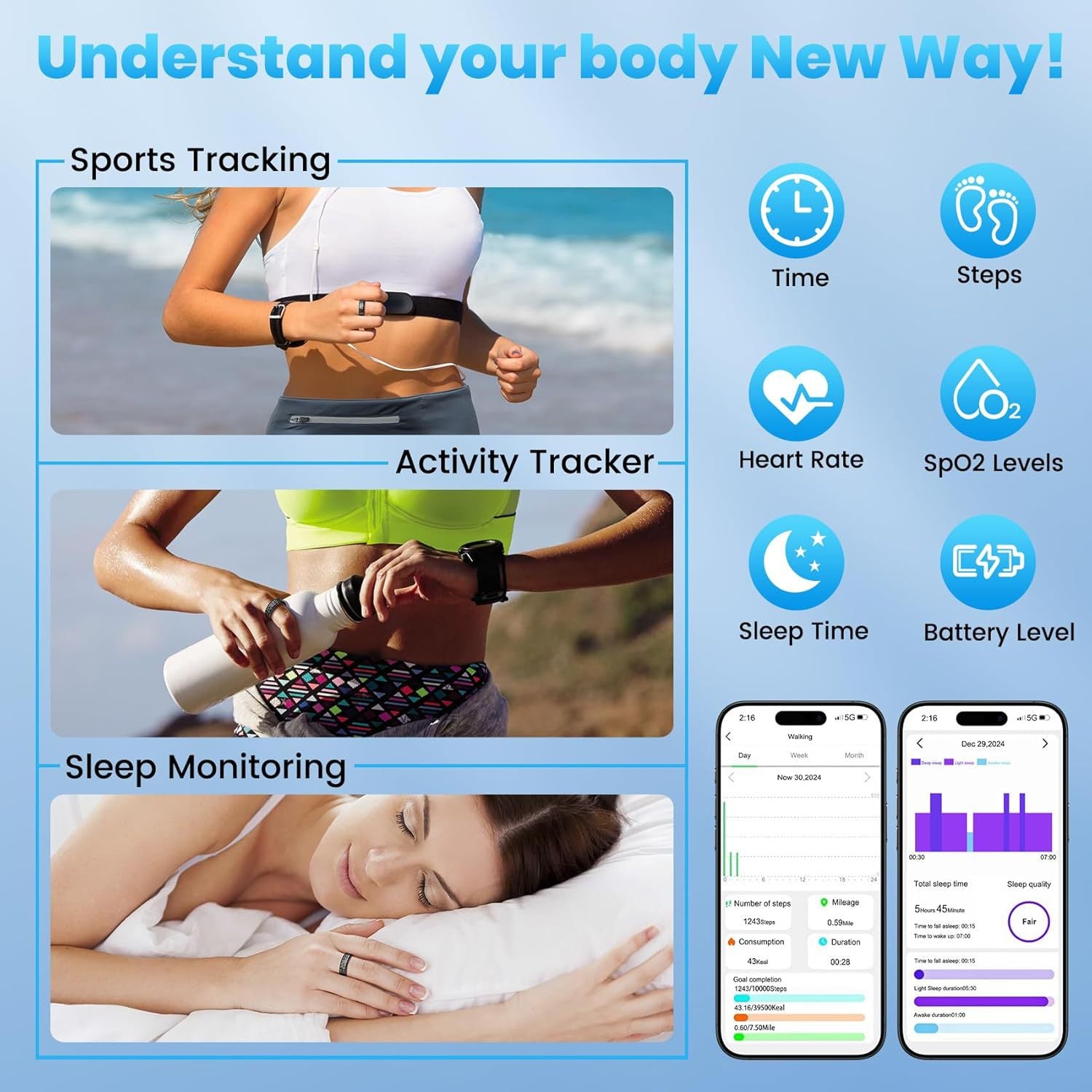 Smart Ring Professional Health Assistant