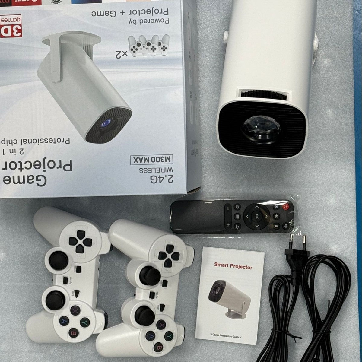 Home Audio-Visual Cinema and Retro 3D Game Projector