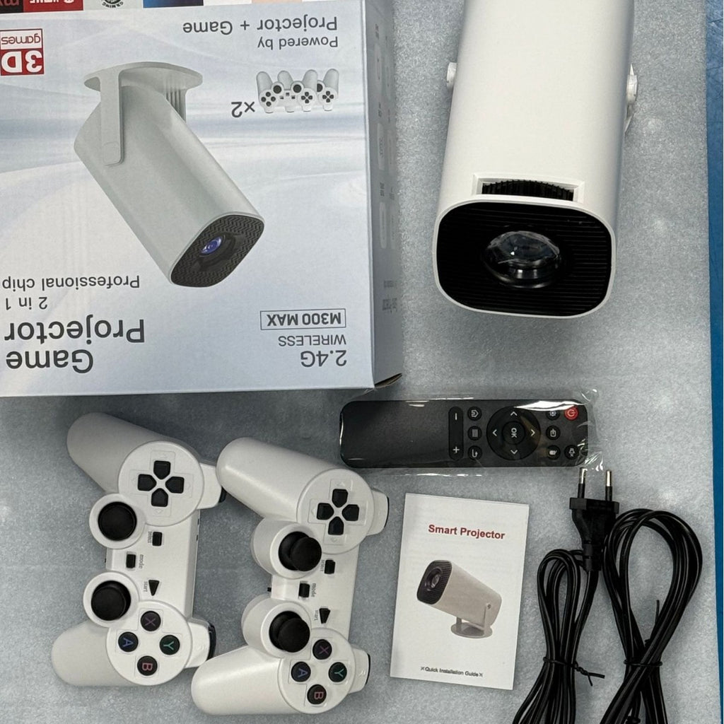 Home Audio-Visual Cinema and Retro 3D Game Projector