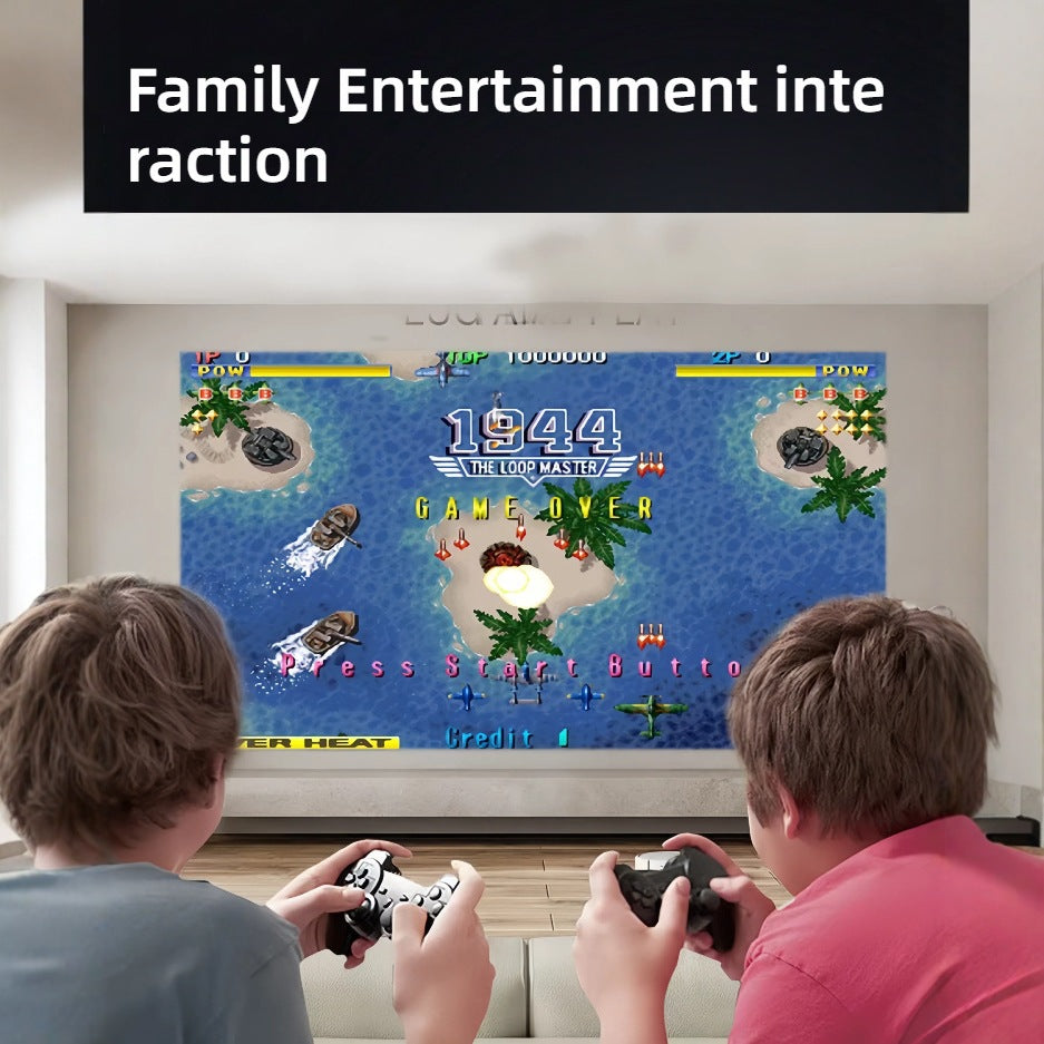 Home Audio-Visual Cinema and Retro 3D Game Projector